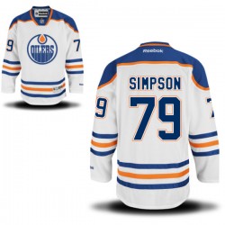 Authentic Reebok Adult Dillon Simpson Away Jersey - NHL 79 Edmonton Oilers