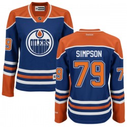 Premier Reebok Women's Dillon Simpson Alternate Jersey - NHL 79 Edmonton Oilers