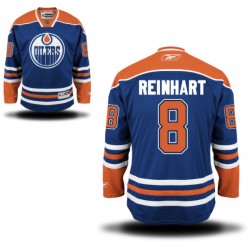 Authentic Reebok Adult Griffin Reinhart Home Jersey - NHL 8 Edmonton Oilers
