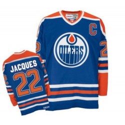 Authentic CCM Adult Jean-Francois Jacques Throwback Jersey - NHL 22 Edmonton Oilers