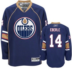 Authentic Reebok Youth Jordan Eberle Third Jersey - NHL 14 Edmonton Oilers