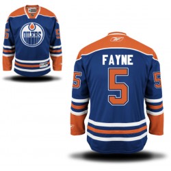 Premier Reebok Adult Mark Fayne Home Jersey - NHL 5 Edmonton Oilers