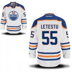 Authentic Reebok Adult Mark Letestu Away Jersey - NHL 55 Edmonton Oilers