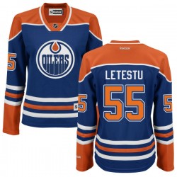 Authentic Reebok Women's Mark Letestu Alternate Jersey - NHL 55 Edmonton Oilers