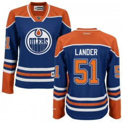 Premier Reebok Women's Anton Lander Alternate Jersey - NHL 51 Edmonton Oilers