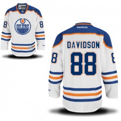 Authentic Reebok Adult Brandon Davidson Away Jersey - NHL 88 Edmonton Oilers