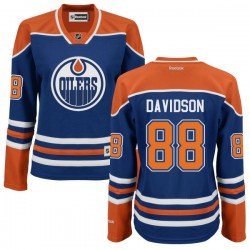 Premier Reebok Women's Brandon Davidson Alternate Jersey - NHL 88 Edmonton Oilers
