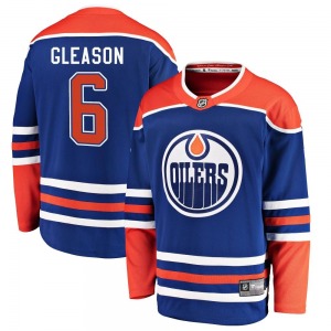 Breakaway Fanatics Branded Youth Ben Gleason Royal Alternate Jersey - NHL Edmonton Oilers