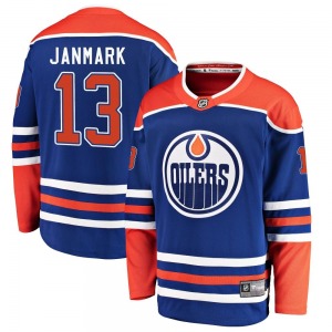 Breakaway Fanatics Branded Youth Mattias Janmark Royal Alternate Jersey - NHL Edmonton Oilers