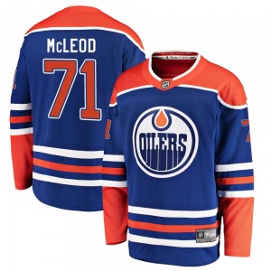 Breakaway Fanatics Branded Youth Ryan McLeod Royal Alternate Jersey - NHL Edmonton Oilers