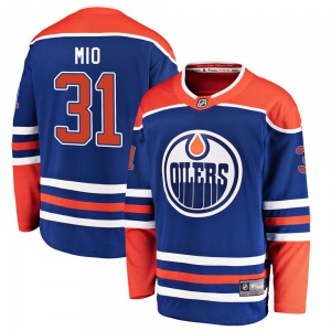 Breakaway Fanatics Branded Youth Eddie Mio Royal Alternate Jersey - NHL Edmonton Oilers