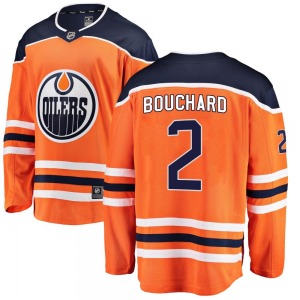 Breakaway Fanatics Branded Youth Evan Bouchard Orange Home Jersey - NHL Edmonton Oilers