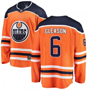 Breakaway Fanatics Branded Youth Ben Gleason Orange Home Jersey - NHL Edmonton Oilers