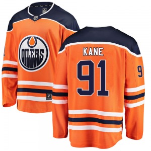 Breakaway Fanatics Branded Youth Evander Kane Orange Home Jersey - NHL Edmonton Oilers