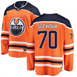 Breakaway Fanatics Branded Youth Colton Sceviour Orange Home Jersey - NHL Edmonton Oilers