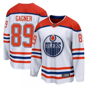 Breakaway Fanatics Branded Youth Sam Gagner White 2020/21 Special Edition Jersey - NHL Edmonton Oilers