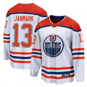 Breakaway Fanatics Branded Youth Mattias Janmark White 2020/21 Special Edition Jersey - NHL Edmonton Oilers