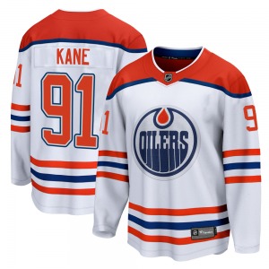 Breakaway Fanatics Branded Youth Evander Kane White 2020/21 Special Edition Jersey - NHL Edmonton Oilers