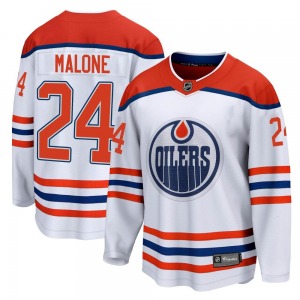 Breakaway Fanatics Branded Youth Brad Malone White 2020/21 Special Edition Jersey - NHL Edmonton Oilers