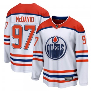 Breakaway Fanatics Branded Youth Connor McDavid White 2020/21 Special Edition Jersey - NHL Edmonton Oilers