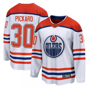 Breakaway Fanatics Branded Youth Calvin Pickard White 2020/21 Special Edition Jersey - NHL Edmonton Oilers