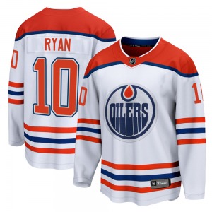 Breakaway Fanatics Branded Youth Derek Ryan White 2020/21 Special Edition Jersey - NHL Edmonton Oilers