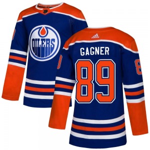 Authentic Adidas Youth Sam Gagner Royal Alternate Jersey - NHL Edmonton Oilers