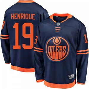 Breakaway Fanatics Branded Youth Adam Henrique Navy Alternate 2018/19 Jersey - NHL Edmonton Oilers