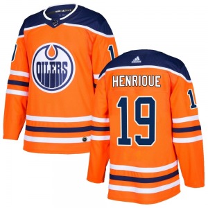 Authentic Adidas Youth Adam Henrique Orange r Home Jersey - NHL Edmonton Oilers