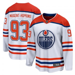 Breakaway Fanatics Branded Adult Ryan Nugent-Hopkins White 2020/21 Special Edition Jersey - NHL Edmonton Oilers