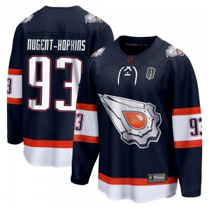 Breakaway Fanatics Branded Adult Ryan Nugent-Hopkins Navy Special Edition 2.0 2025 Stanley Cup Final Jersey - NHL Edmonton Oiler
