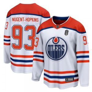 Breakaway Fanatics Branded Adult Ryan Nugent-Hopkins White 2020/21 Special Edition 2025 Stanley Cup Final Jersey - NHL Edmonton 