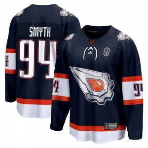 Breakaway Fanatics Branded Youth Ryan Smyth Navy Special Edition 2.0 2025 Stanley Cup Final Jersey - NHL Edmonton Oilers
