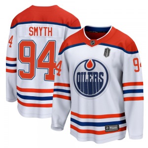 Breakaway Fanatics Branded Youth Ryan Smyth White 2020/21 Special Edition 2025 Stanley Cup Final Jersey - NHL Edmonton Oilers