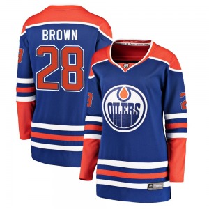 Breakaway Fanatics Branded Women's Connor Brown Brown Royal Alternate Jersey - NHL Edmonton Oilers