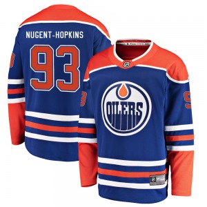 Breakaway Fanatics Branded Adult Ryan Nugent-Hopkins Royal Alternate Jersey - NHL Edmonton Oilers