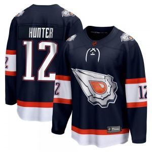 Breakaway Fanatics Branded Adult Dave Hunter Navy Special Edition 2.0 Jersey - NHL Edmonton Oilers