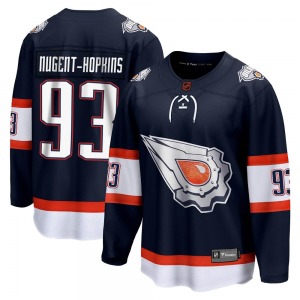 Breakaway Fanatics Branded Adult Ryan Nugent-Hopkins Navy Special Edition 2.0 Jersey - NHL Edmonton Oilers