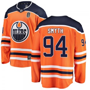 Breakaway Fanatics Branded Youth Ryan Smyth Orange Home 2025 Stanley Cup Final Jersey - NHL Edmonton Oilers