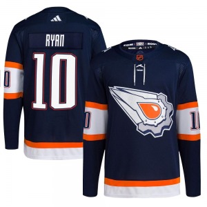 Authentic Adidas Youth Derek Ryan Navy Reverse Retro 2.0 Jersey - NHL Edmonton Oilers