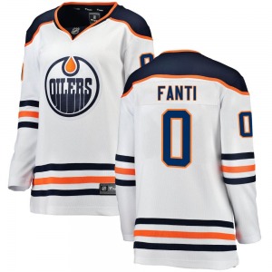 Breakaway Fanatics Branded Women's Ryan Fanti White Away Jersey - NHL Edmonton Oilers