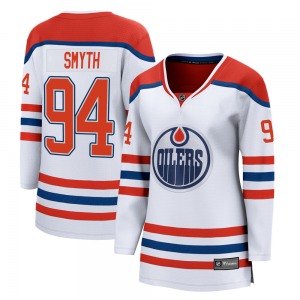 Breakaway Fanatics Branded Women's Ryan Smyth White 2020/21 Special Edition Jersey - NHL Edmonton Oilers