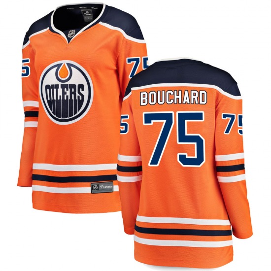 Breakaway Fanatics Branded Women's Evan Bouchard Orange ized Home